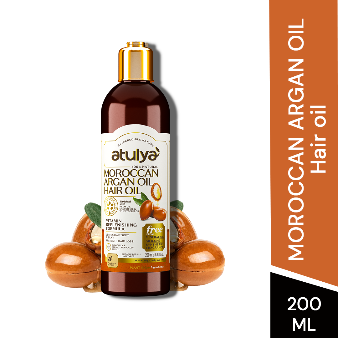 atulya Moroccan Argan Hair Oil - 200ml