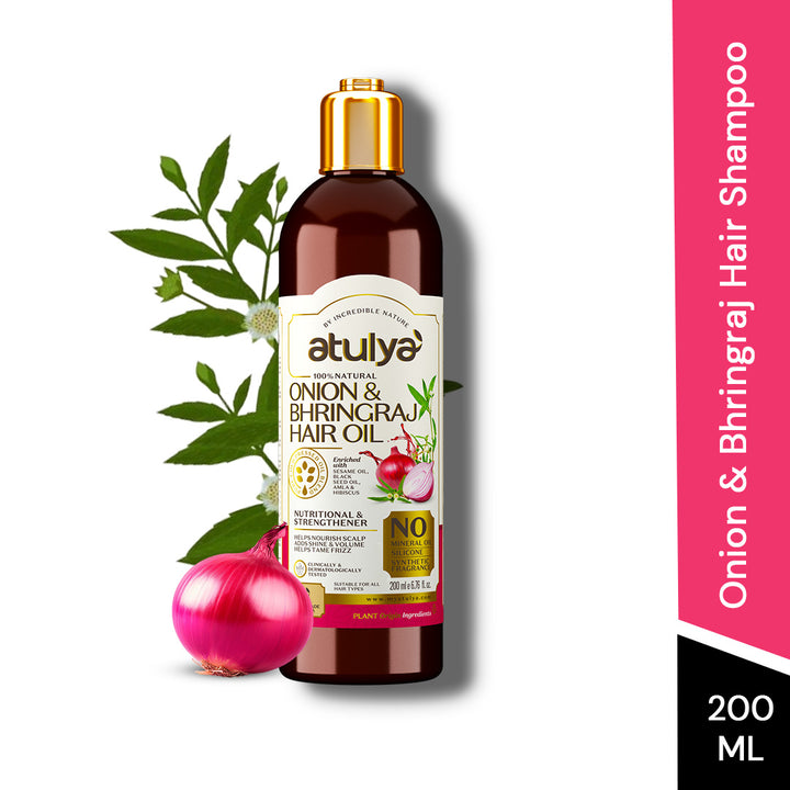 atulya Onion & Bhringraj Hair Oil - 200ml (BUY2GET2)