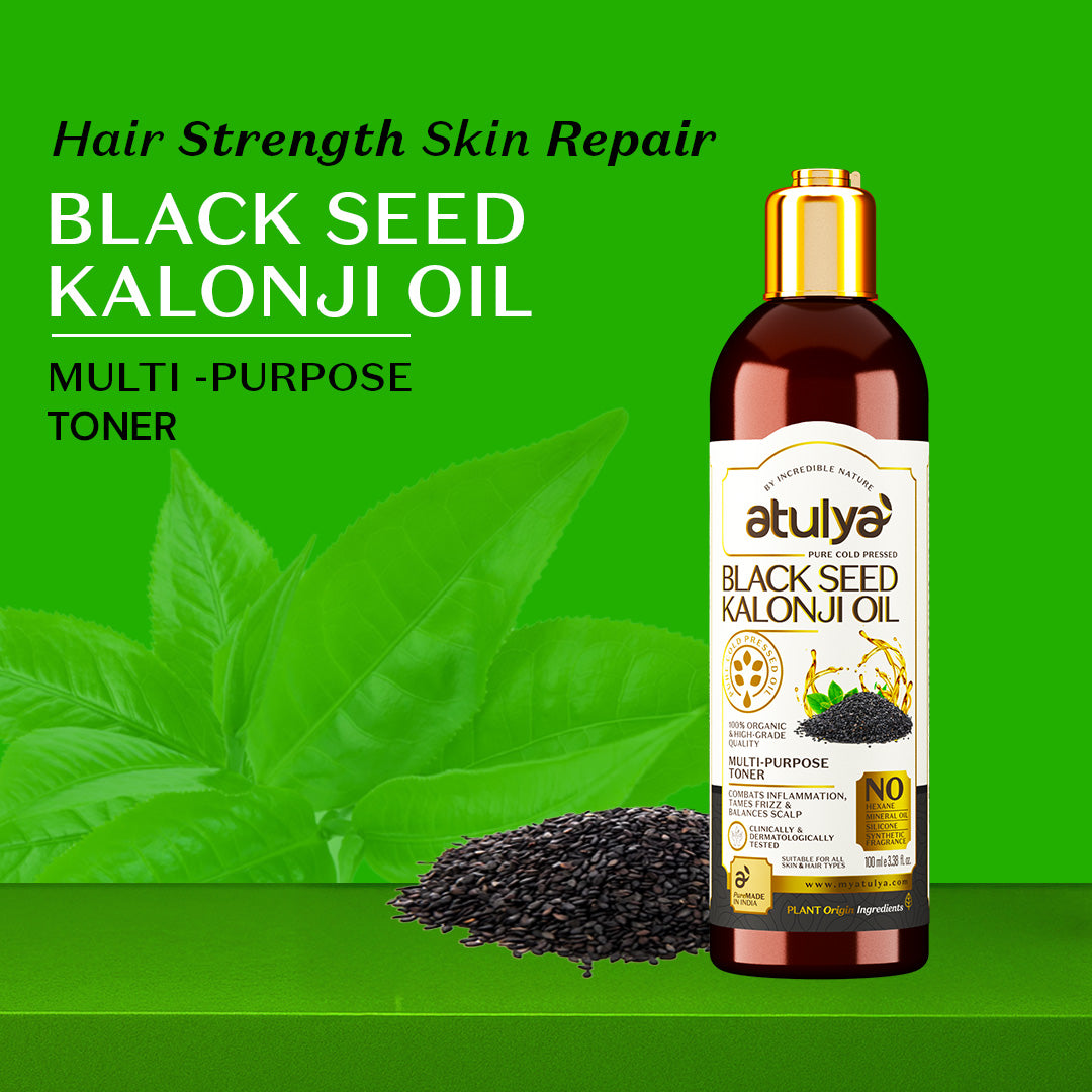 Atulya Black Seed Kalonji Pure Cold Pressed Oil - 100ml