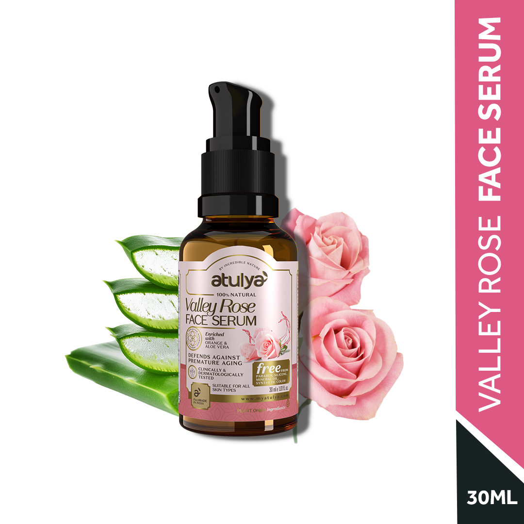 Atulya Valley Rose Face Serum-30ml (Buy 7 Products & Get Rs.700 Off)