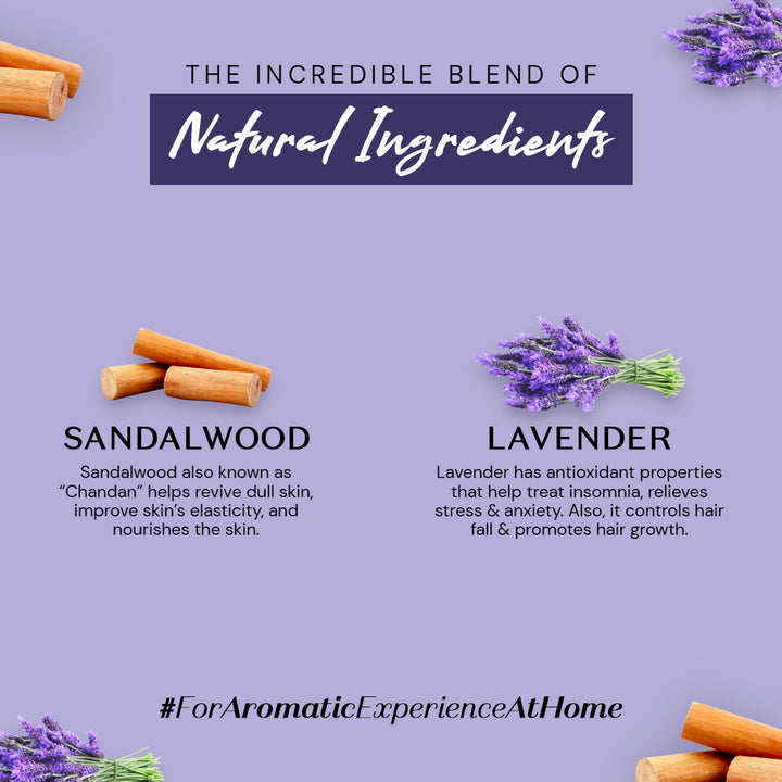 Atulya Lavender & Sandalwood Essential Oil Combo (Pack of 2)