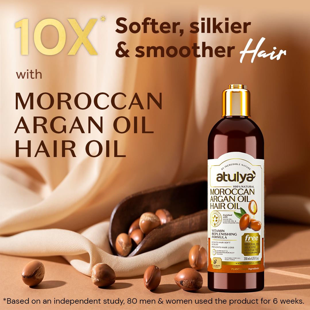 atulya Moroccan Argan Hair Oil - 200ml