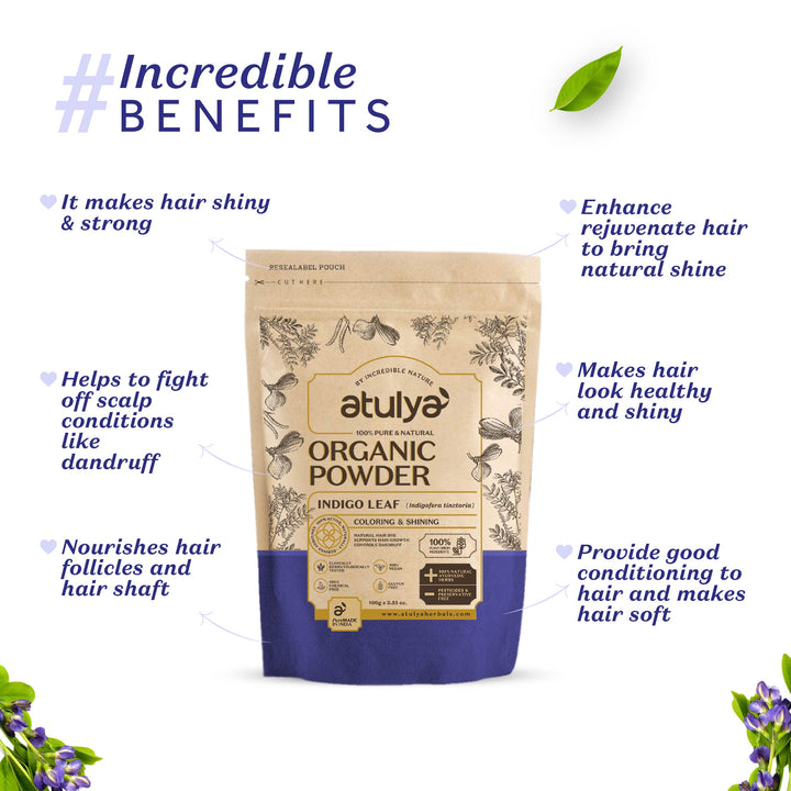 atulya Incredible Benefits of Indigo Organic Powder