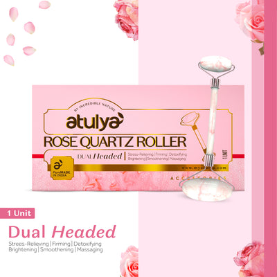 atulya Rose Quartz Roller