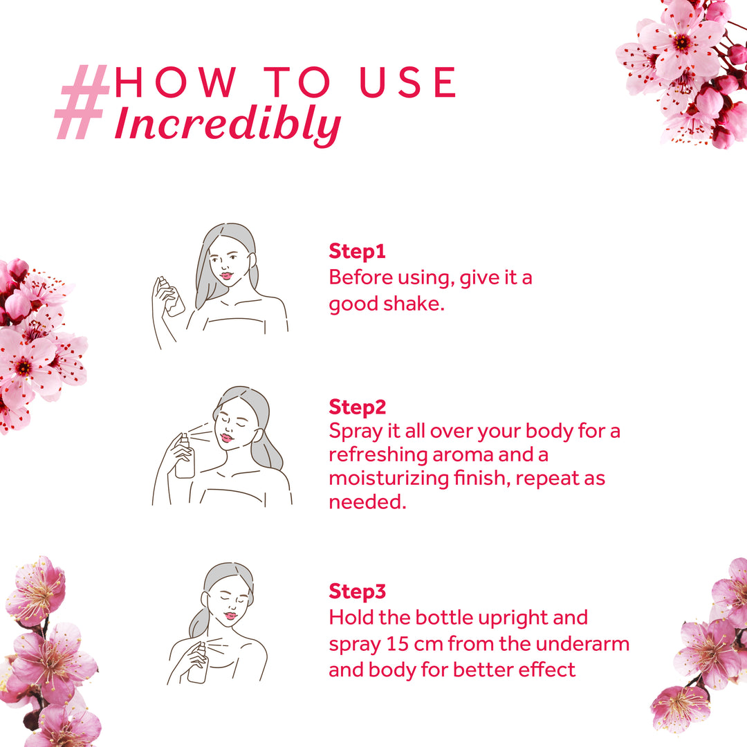 Atulya Japanese Cherry Blossom Body Mist | Revitalizing and Nourishing - 150ml