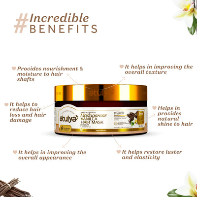 atulya Incredible Benefits of Madagascar Vanilla Hair Mask