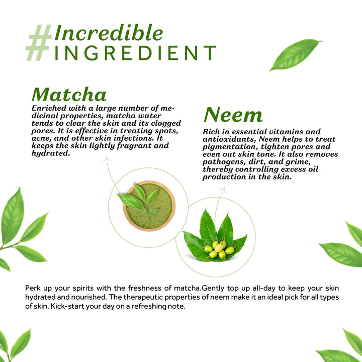 Atulya Matcha Body Mist | Revitalizing and Soothing - 150ml