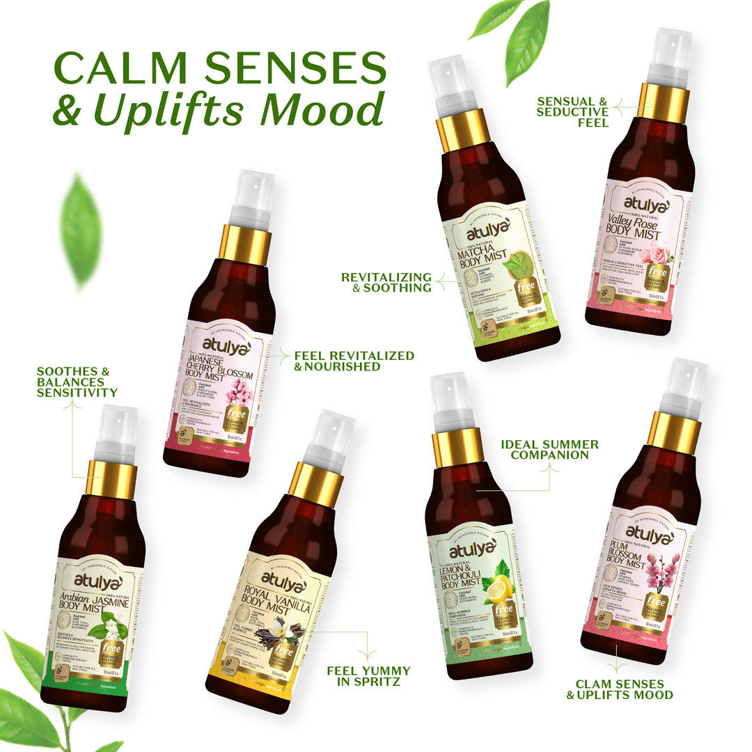 Atulya Matcha Body Mist | Revitalizing and Soothing - 150ml