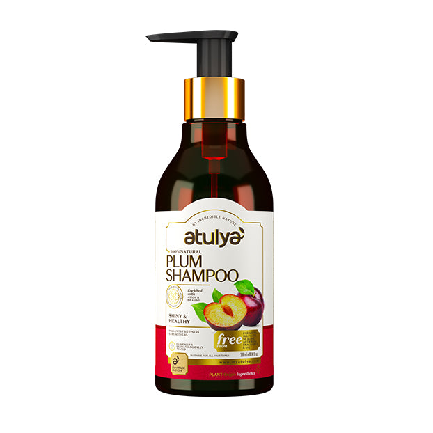 Atulya Plum Shampoo for Shiny & Healthy Hair - 300ml