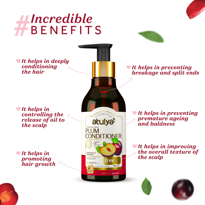 atulya Incredible Benefits of Plum Hair Conditioner