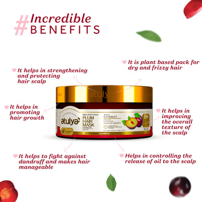 atulya Incredible Benefits of Plum Hair Mask