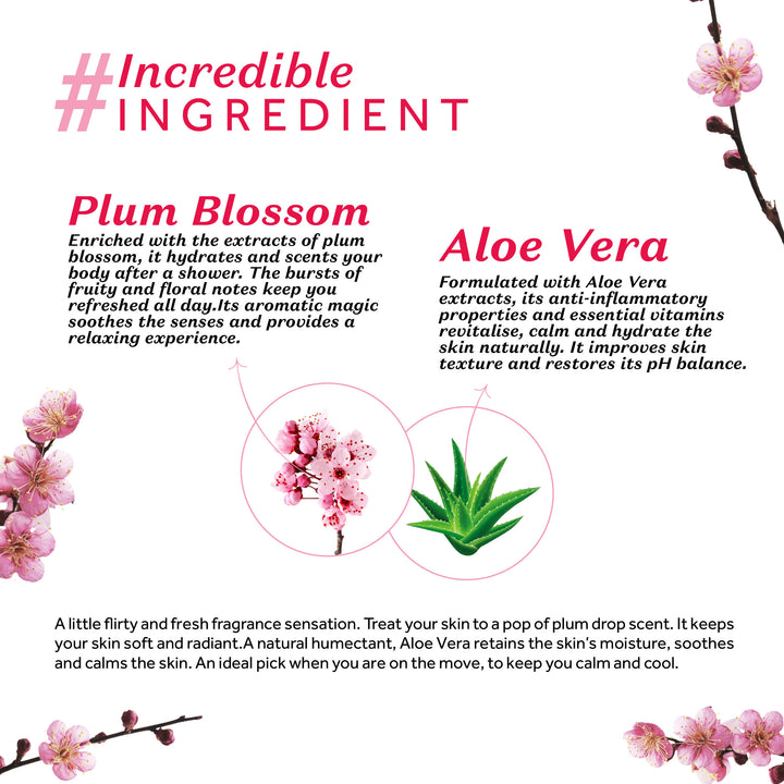 Atulya Plum Blossom Body Mist | Mood-lifting Aroma - 150ml