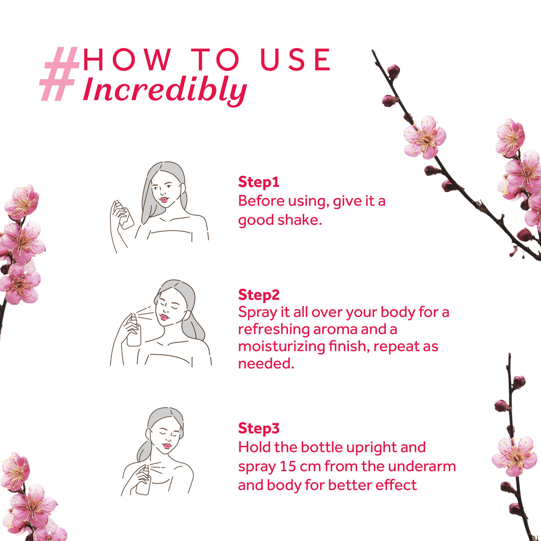 Atulya Plum Blossom Body Mist | Mood-lifting Aroma - 150ml