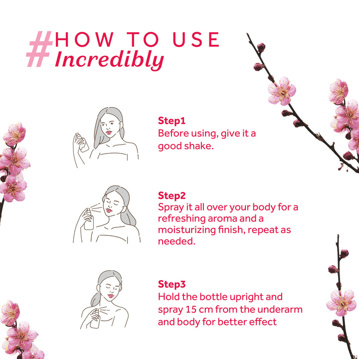 Atulya Plum Blossom Body Mist | Mood-lifting Aroma - 150ml