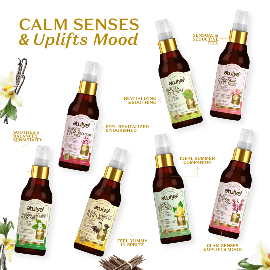 Atulya Royal Vanilla Body Mist | Nourishing and Refreshing - 150ml
