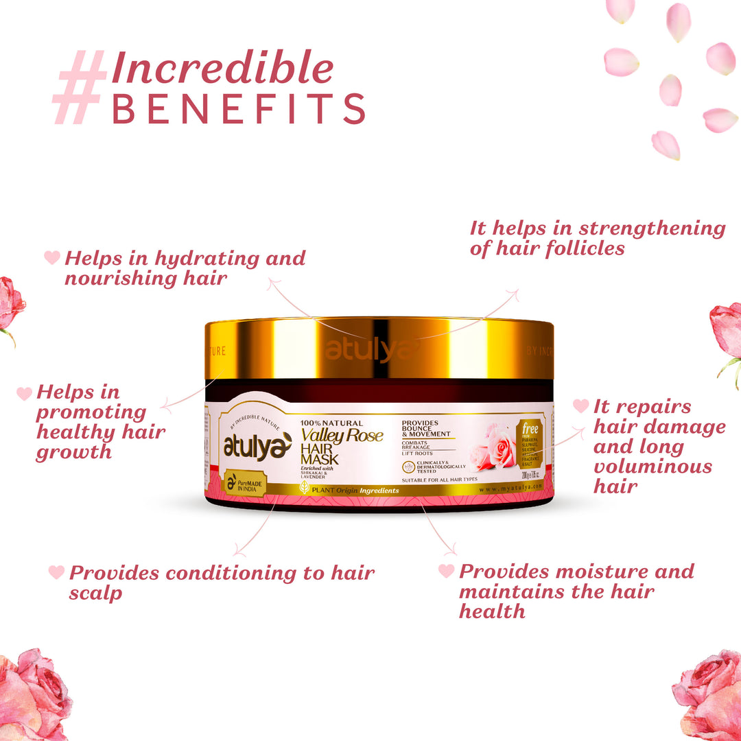 atulya Incredible Benefits of Valley Rose Hair Mask