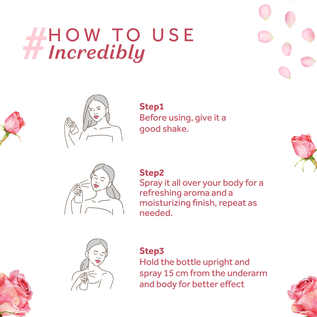 Atulya Valley Rose Body Mist | Refreshes and Rejuvenates - 150ml