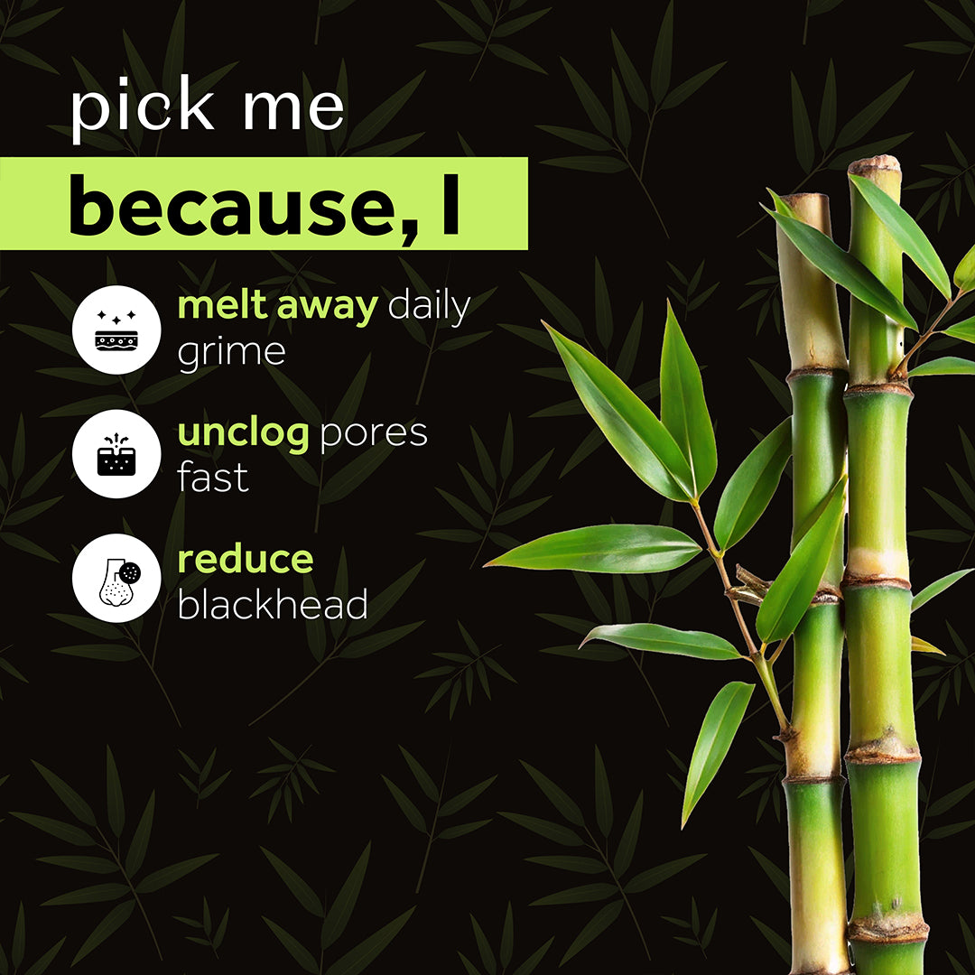 Atulya Activated Organic Bamboo Charcoal Foaming Face Wash With Silicone Brush - 150gm