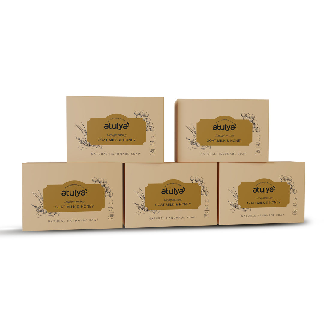Atulya Goat Milk & Honey Soap For Reducing Pigmentation - 125g