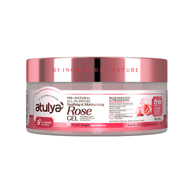 Atulya Rose Gel | Soothing and Moisturising - 200gm
