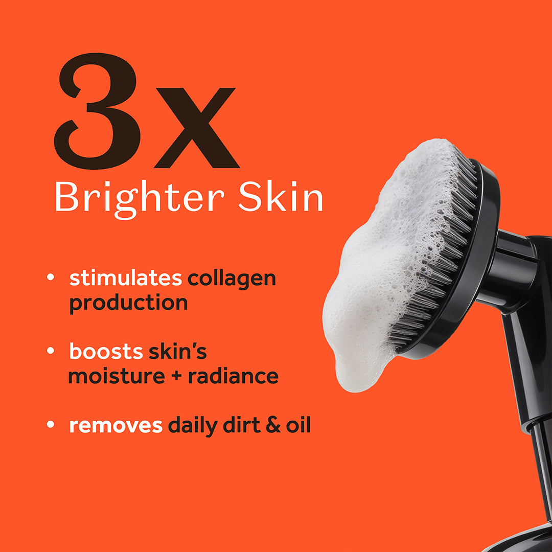 Atulya Vitamin C Foaming Face Wash with Silicone Brush - 150ml