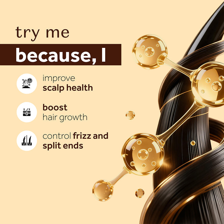 Atulya Keratin & Wheat Protein Hair Oil & Shampoo Combo for Strong Smooth Healthy Hair