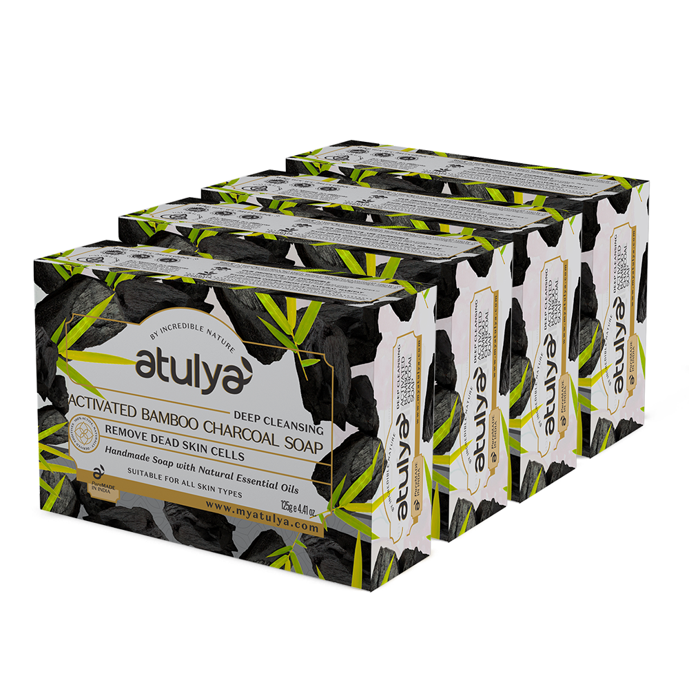 Atulya Charcoal Soap (Value Pack)